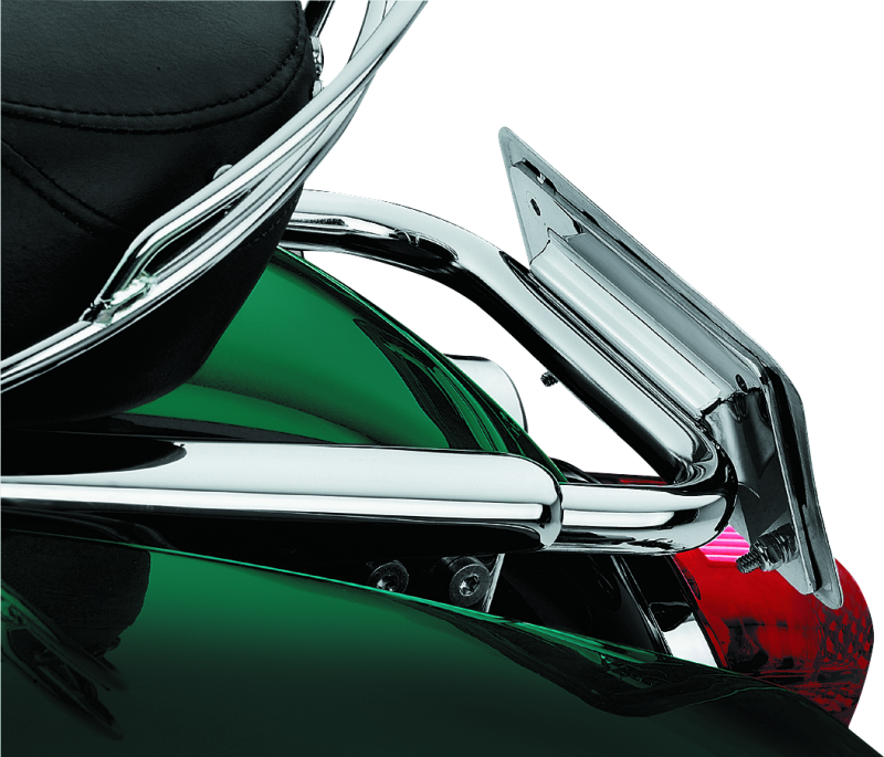 Kuryakyn 113 Laydown License Plate Holder 97-08 Touring Chrome - User 1