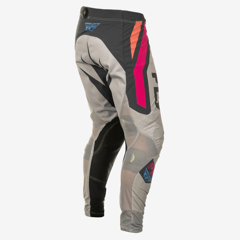 Fly Racing C378-73426 C378-73426 YOUTH LITE VICE PANT CA/NY LIGHT GREY/PINK/CORAL SZ 26