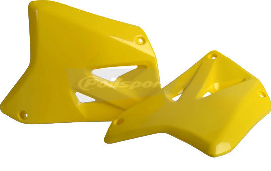 Polisport Radiator Shroud Yellow - 8423000001 Suzuki RM 125 / RM 250 2001-2008