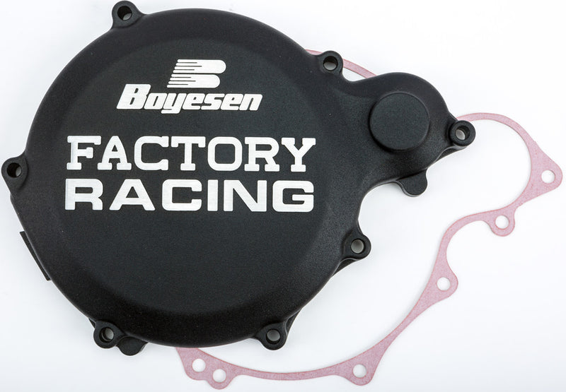 Boyesen Factory Racing Clutch Cover Black - CC-32B Yamaha YZ 250 / WR 250 1990-1998