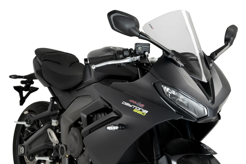 Puig Hi-Tech Parts Windscreen R-Racer Clear TRI - 22085W Triumph Daytona 660 2025