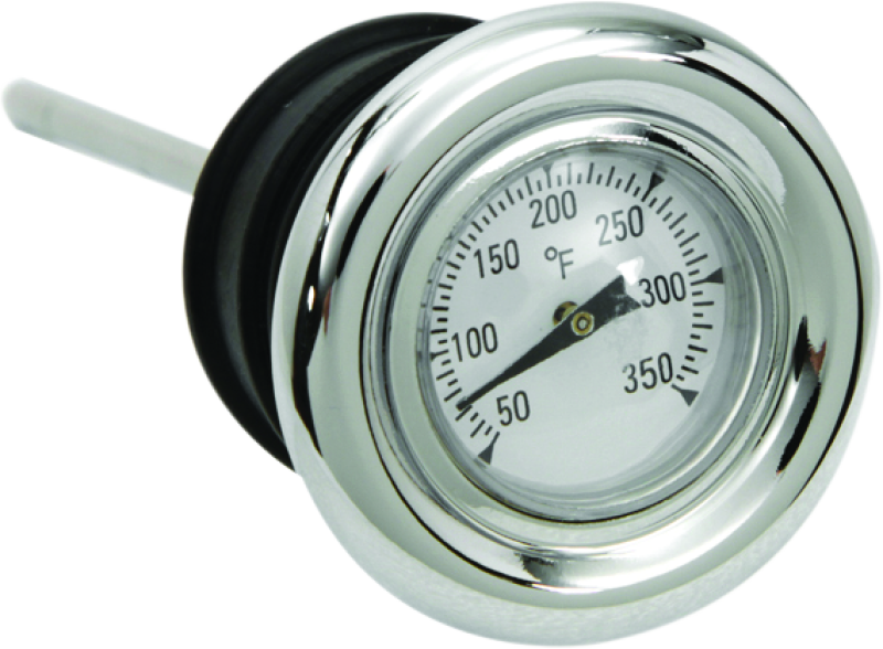 Bikers Choice 492884 70-86 FL FX 70-78 Xlch Chrome Oil Dipstick With Temp Gauge Replaces H-D 62635-79T - Photo - Primary