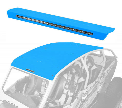 Pro Armor Asylum Rear Wing With Lightbar SKY Blue - P144R123SB Polaris RZR 2014-2022
