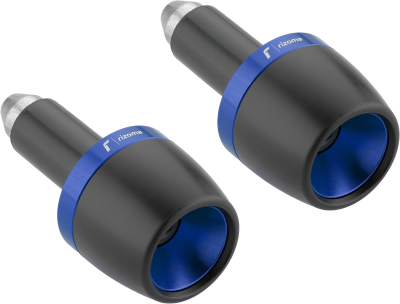 Rizoma Bar Ends Pair Blue - MA532U For Ducati Motorcycles 2023 | Triumph Speed / Street / Trident 2023 | Kawasaki Ninja / 650 2023-2024