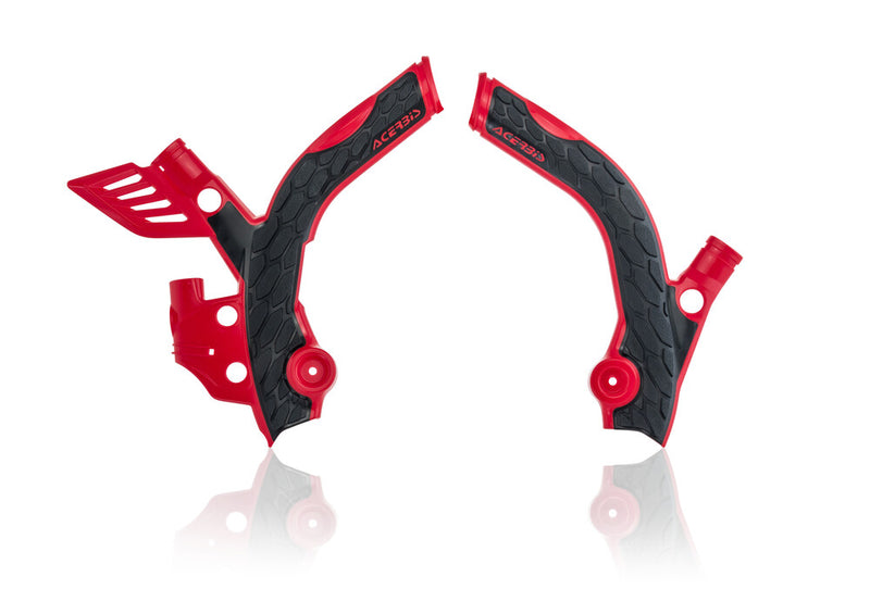 Acerbis X-Grip Frame Guard RED Black - 2686561018 Beta Dirt Bikes 2013-2019