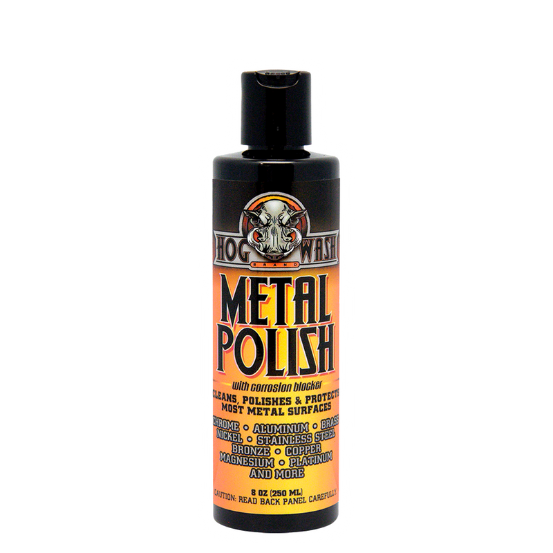 Hog Wash 80-0291 HW0478 METAL POLISH W/CORROSION BLOCKER 8OZ