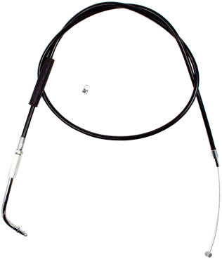 Motion Pro Black Vinyl Throttle Cable - 06-0373 For Harley Touring 1996-2001