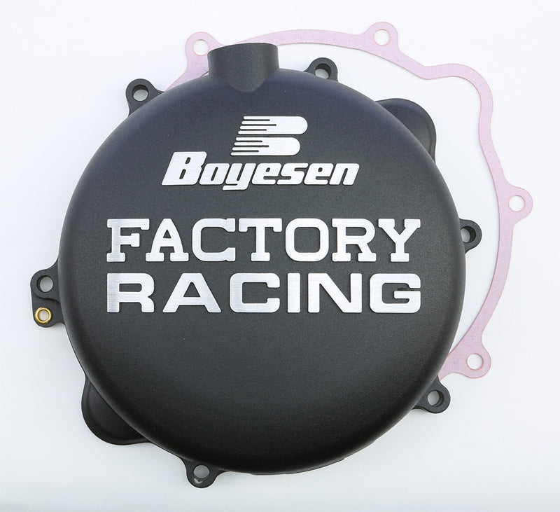 Boyesen Factory Racing Clutch Cover Black - CC-42B KTM Dirt Bikes 2003-2012