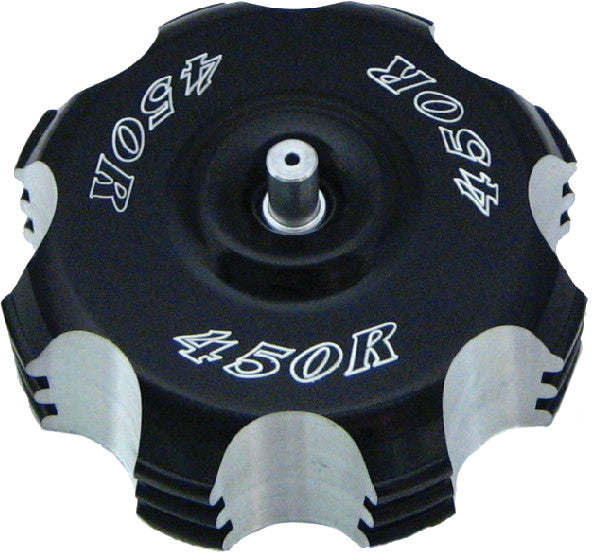 Modquad Billet GAS CAP (black Logo) - GC2-RBLK Honda TRX450R / TRX450ER Electric Start 2004-2009