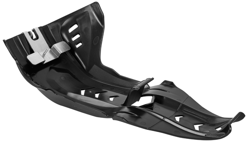 Polisport Fortress Skid Plate With Link Protector Black - 8472100001 For Husqvarna Dirt Bikes 2019-2023 | KTM Dirt Bikes 2019-2022