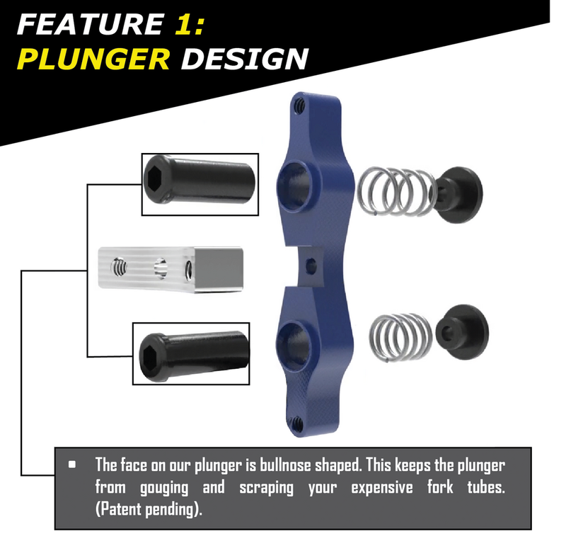 Tamer 188-8002B HH-DBU-02B TAMER DOUBLE BUTTON X-WING BLUE
