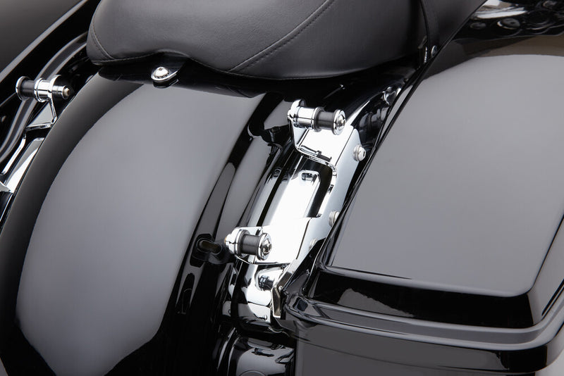 Cobra Backrest Mounting Kit Chrome FLH FLT - 602-2100 For Harley Touring 2009-2013