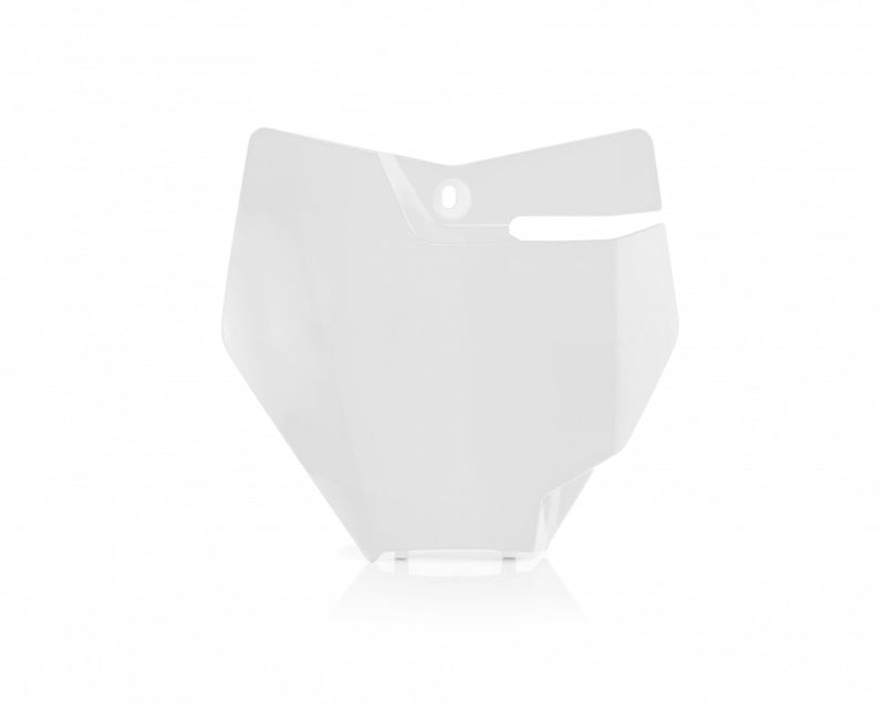 Acerbis Front Number Plate White - 2685950002 KTM 85 (17/14) 2018-2024
