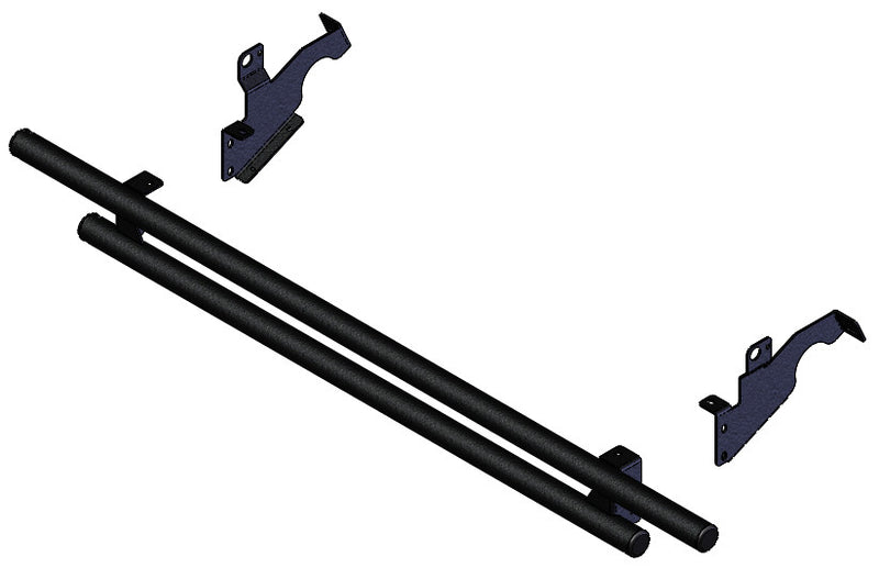 Kfi Products Rear Bumper Black - 101565 Honda Pioneer 2014-2023