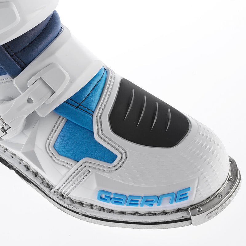 Gaerne 480-51211 2174-103-46 SG12 LE BOOTS BLK/WHT/CAROLINA BLUE SZ 11