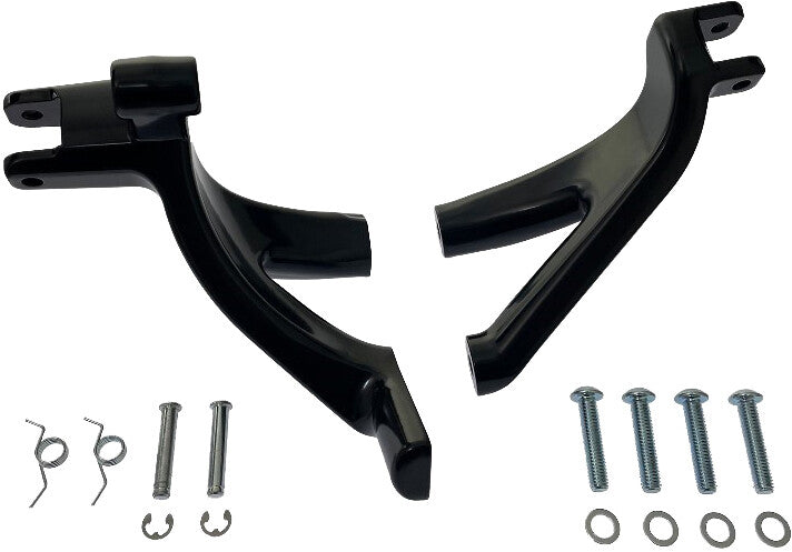 Harddrive Floorboard to PEG Conv Kit Black M8 Softails - 056116 For Harley Softail 2018-2023