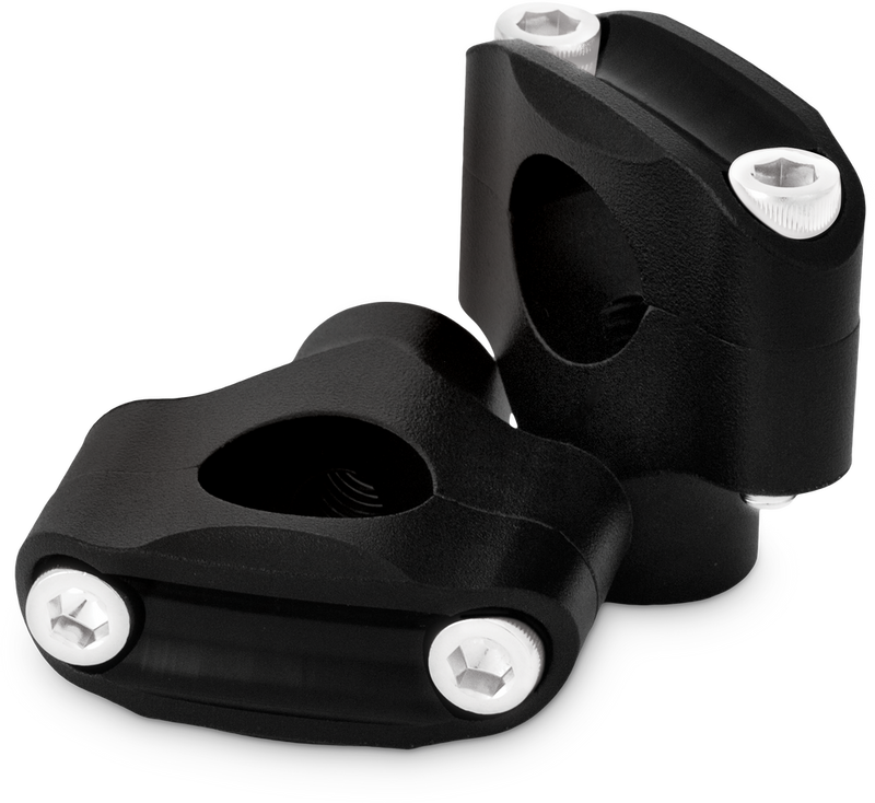Burly Brand 750-05627 B12-8015TB REAPER 1-1/2" RISERS 1" BAR SET - TEXTURE BLACK