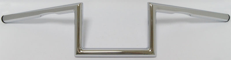 Harddrive 1" Z-Bar Dimpled 6" Chrome - 21-228 For Harley Motorcycles 1980-2017