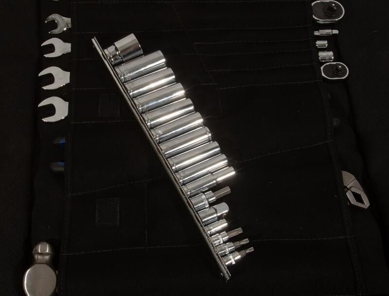 PRP Seats E98 PRP RZR Roll Up Tool Bag With 36pc Tool Kit - Photo - Close Up