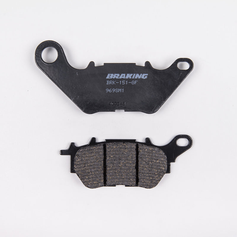 Braking 31-968S 968SM1 BRAKE PAD SEMI METALLIC