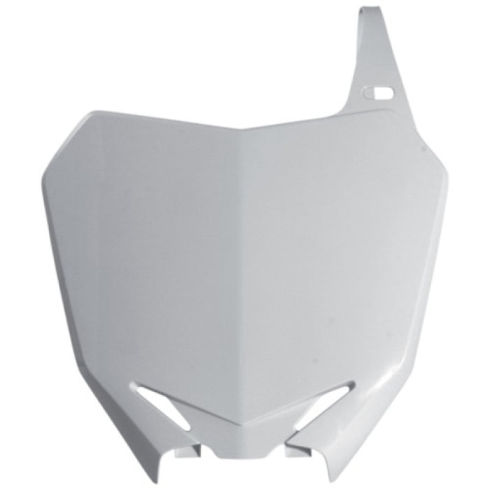 Acerbis 2113630002 08-18 Suzuki RMZ250/ RMZ450 Front Number Plate - White - Photo - Primary