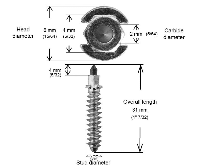 Igrip SS-32150R SS-32150R 1 1/4"-32MM SHOULDER STUDS QTY 150