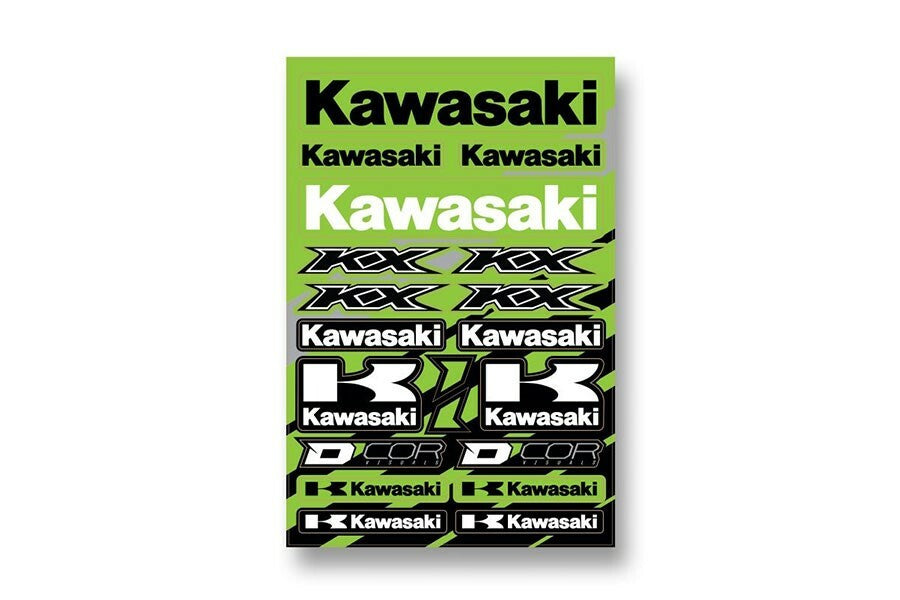 D-cor 862-21102 40-20-101 MONSTER KAWASAKI DECAL SHEET