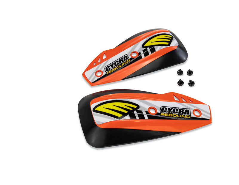 Cycra 714-1807 1CYC-1027-22 REPLACEMENTDX HAND SHIELDS REBOUND ORANGE