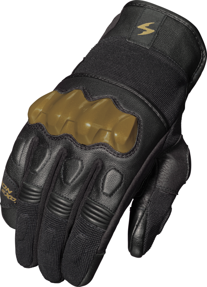 Scorpion Exo 75-6124S G40-083 HYBRID AIR GLOVES BLACK/GOLD SM