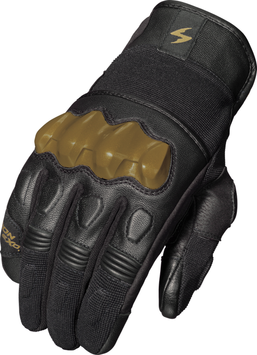 Scorpion Exo 75-6124X G40-086 HYBRID AIR GLOVES BLACK/GOLD XL