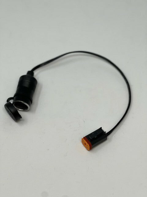 Namz Custom Cycle Power Port W Dust Cover HD 91843-97 Touring - NOB-PP01 For Harley Motorcycles 1994-2013