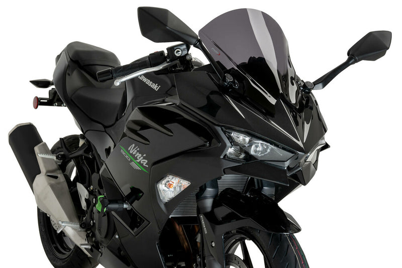 Puig Hi-Tech Parts Windscreen Z-Racing Dark Smoke - 22015F Kawasaki Ninja 500 2024-2025