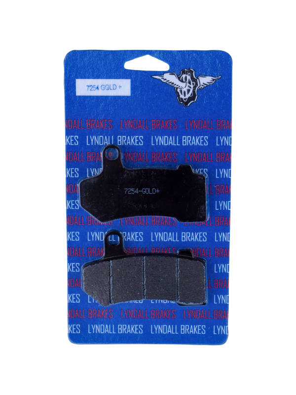 Lyndall Brakes Brake PAD Front G+ - 7254 GOLD+ For Harley Touring 2006-2021