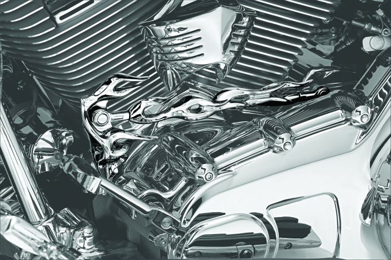 Kuryakyn 1072 Flame Shift Linkage Chrome - User 1