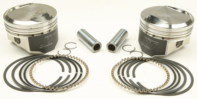 Wiseco V-Twin Piston Kit 1340 EVO BIG Twin 10:1 Comp - K1668 For Harley Motorcycles 1984-1999