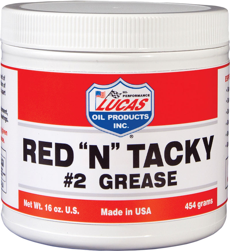 Lucas 58-5298 10574 RED 'N' TACKY #2 GREASE 1LB TUB