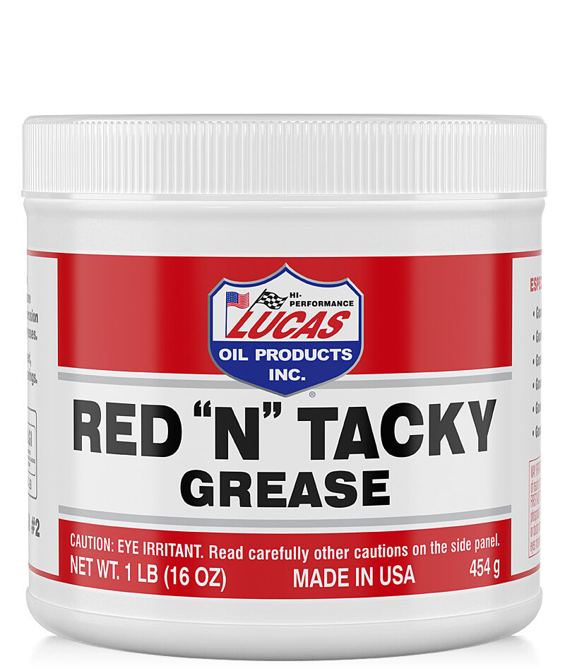 Lucas 58-5298 10574 RED 'N' TACKY #2 GREASE 1LB TUB