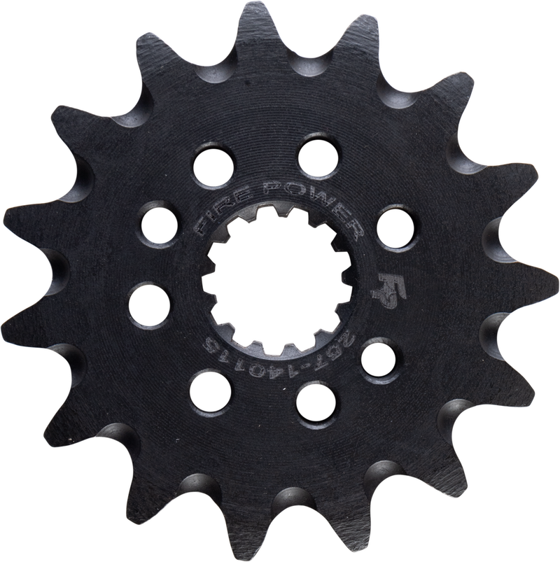 Fire Power Front CS Sprocket Steel 15T - FPC-1401-15-1 For Suzuki 400Z QuadSport 4x2 / QuadSport / 450 QuadRacer 2003-2010 | Kawasaki ATVs 2003-2006