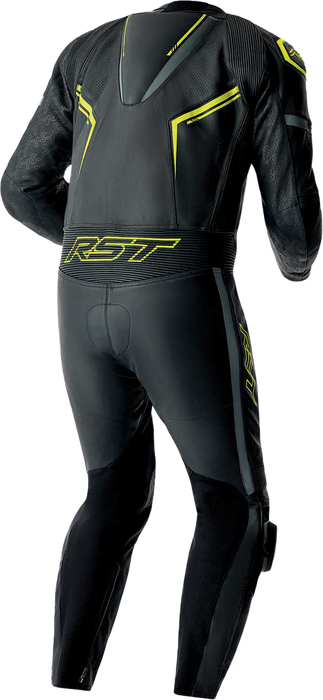 Rst 556-3604242 103604F.YEL-42 S1 D3O SUIT BLK/GRY/FLO YEL LEATHER MD
