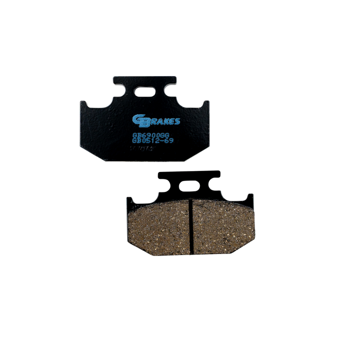 Gbrakes 17-51269 GB0512-69 BRAKE PADS SEMI METALLIC