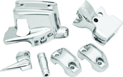 Kuryakyn 1740 Handlebar Control Dress Up Kit Chrome - User 1