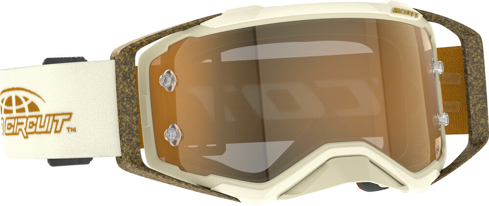 Scott 51-5663 423514-1074324 PROSPECT PRO CIRCUIT GOGGLE BEIGE/WHT/BR AMP GLD CR WRKS