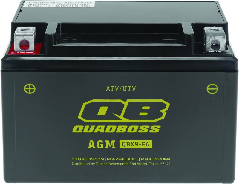 QuadBoss 401379 Maintenance-free AGM Battery QBX9-FA - Photo - Primary