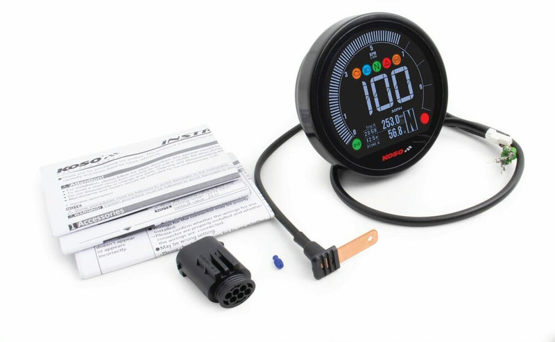 Koso North America DL-04 Speedo Black - BA077101 BMW Nine 2014-2016