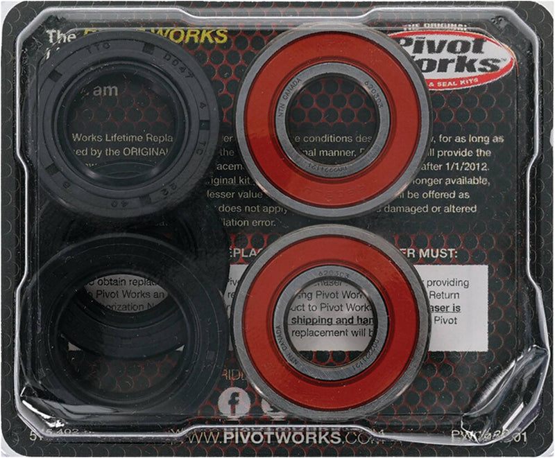 Pivot Works Wheel Bearing Kit Premium - 25-1215-P For Suzuki ATV/UTV Models 1989-2014 | Kawasaki Bayou / Mojave 1985-1988