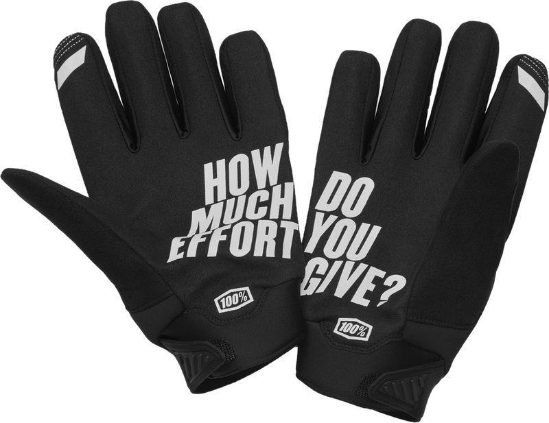 100% 610-65052X 10003-00004 BRISKER GLOVES BLACK 2X