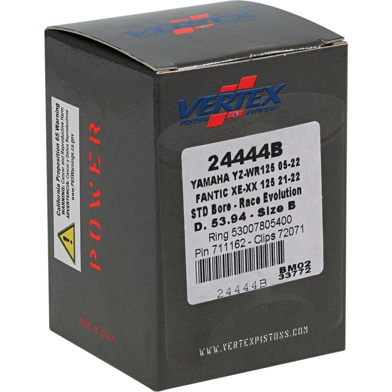 Vertex Piston Kit Cast Race Evolution 53.94/Standard - 24444B Yamaha YZ 125 2005-2024