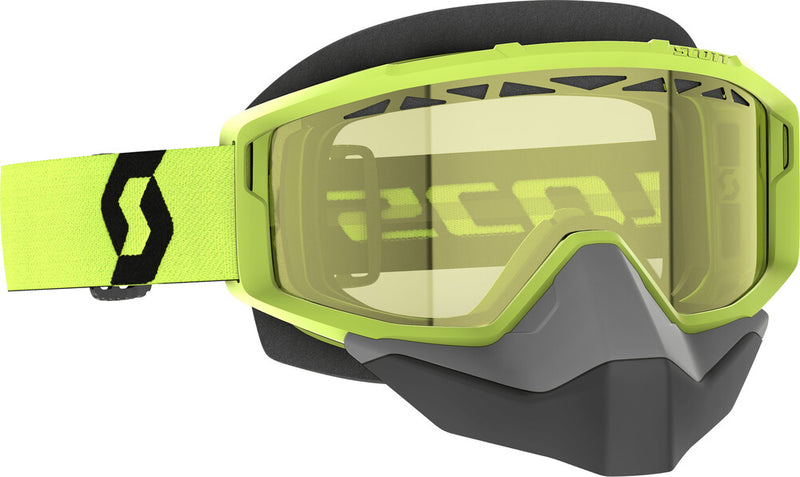 Scott Primal Snowcross Goggle Yellow Black Yellow Lens - 278606-1017029