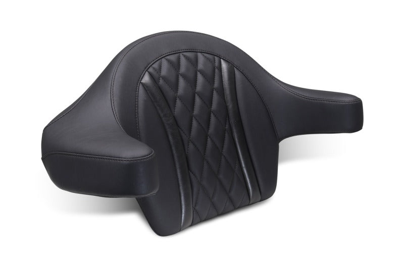Mustang Motorcycle 88430 Mustang 23-25 Harley CVO Road Glide (st) Deluxe Diamond Ext Arm Wrap-around Backrest Black - User 1
