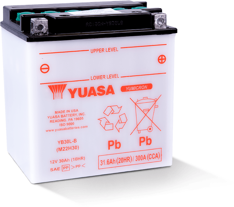 Yuasa Battery YUAM22H30TWN Yuasa YB30L-B Yumicron CX 12-Volt Battery - User 1